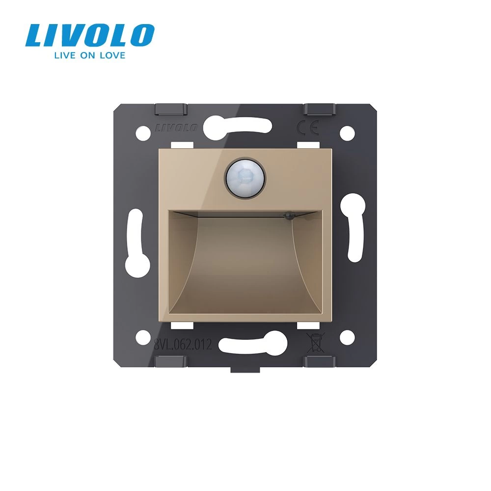 Modul lampa de orientare scara, cu senzor miscare, Verde, Livolo