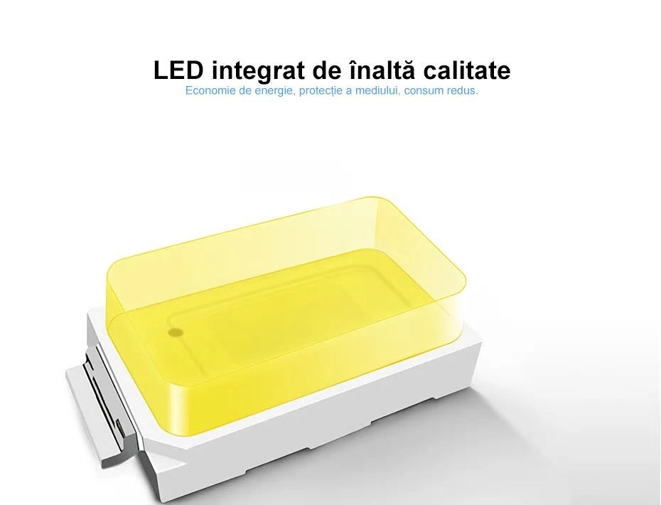 Lampa de orientare scara, cu rama de sticla, Verde, Livolo