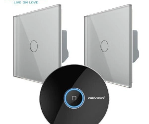 Intrerupatoare simple wireless RF + hub RF/IR, generatia noua, control de pe smartphone, Gri, Livolo