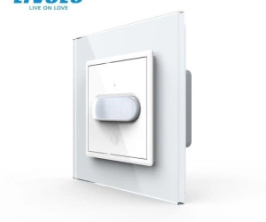 Intrerupator cu senzor de prezenta / miscare PIR, Alb, Livolo