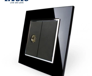 Priză simplă TV, Negru, Livolo