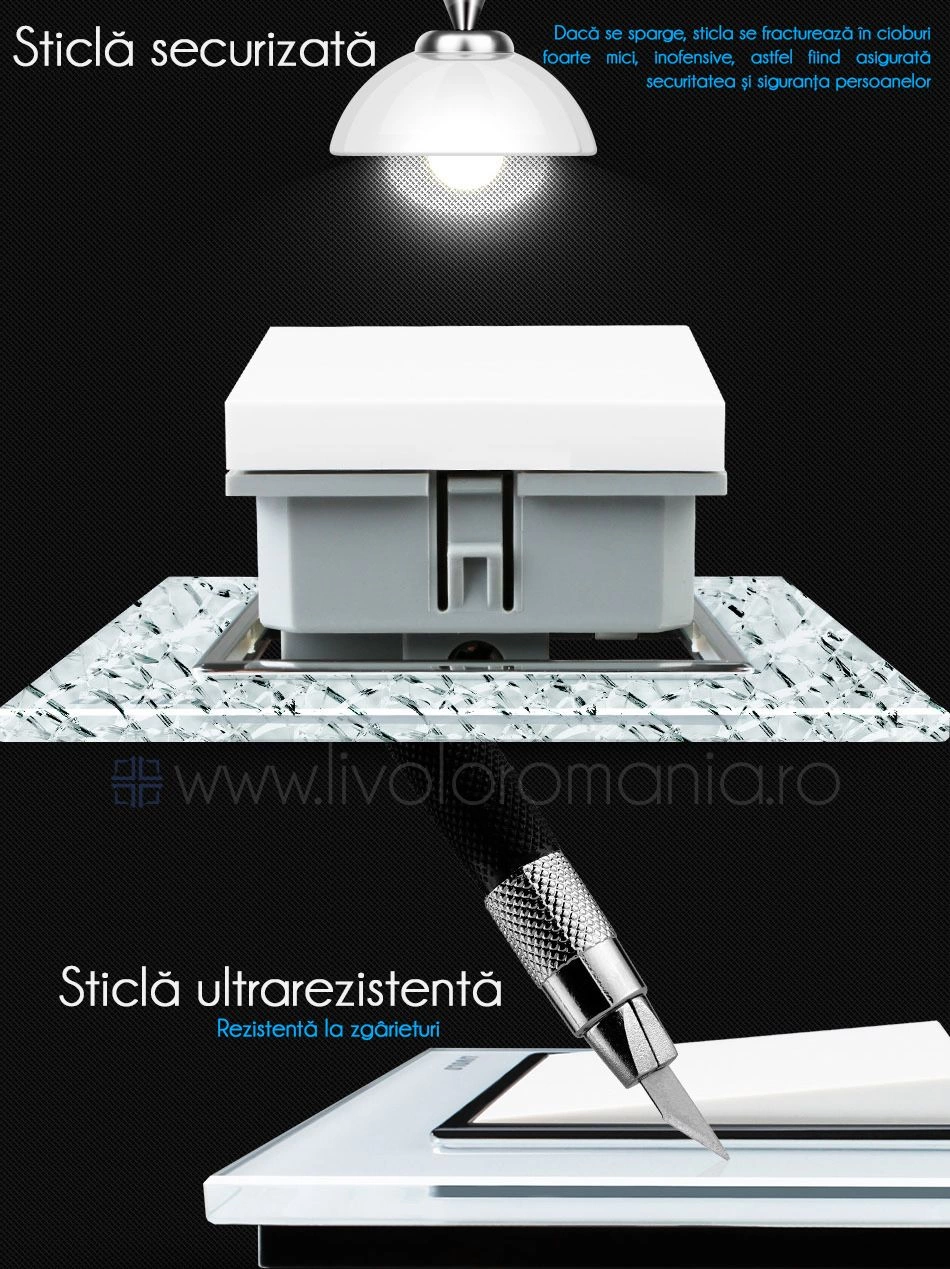 &Icirc;ntrerupător mecanic simplu, Alb, Livolo