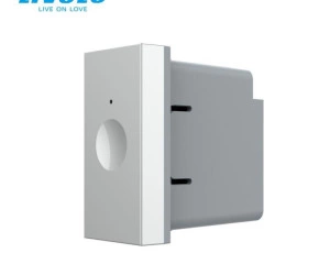 Modul intrerupator simplu tactil, 1M, cap scara / cap cruce, Gri, Livolo