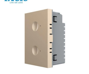 Modul intrerupator dublu tactil, standard italian, 3M, Auriu, Livolo