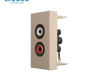 Modul priza audio RCA, 1M, Auriu, Livolo