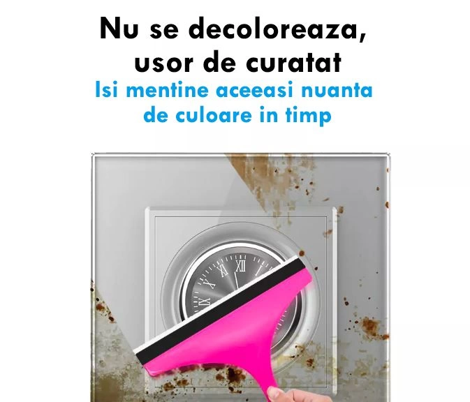 Modul ceas de perete, 2M, Negru, Livolo