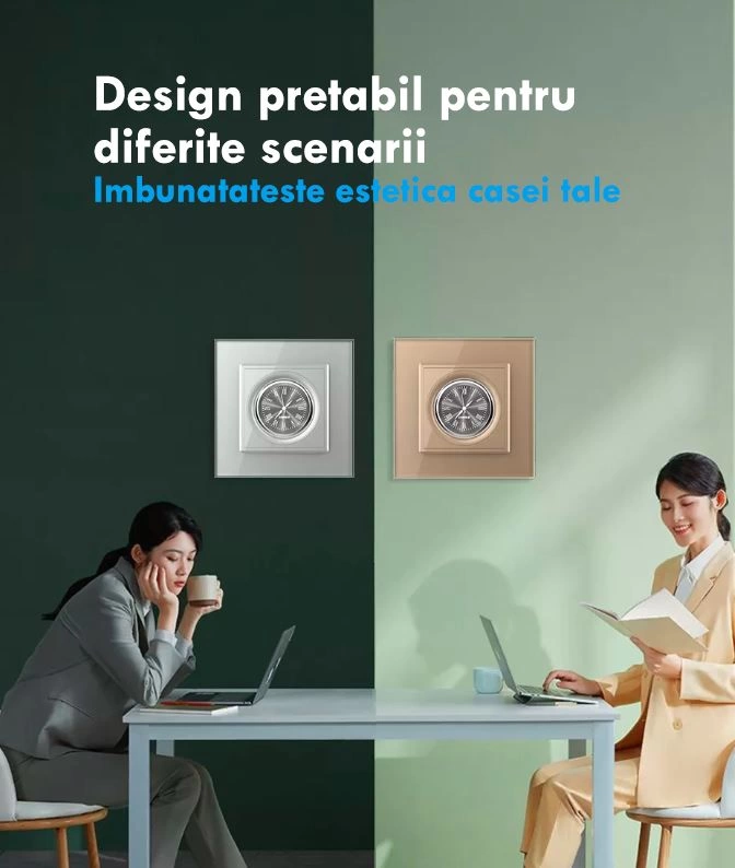 Ceas de perete, 2M, Gri, Livolo