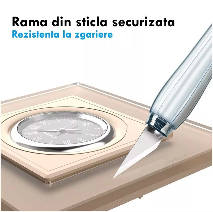 Ceas de perete, 2M, Gri, Livolo