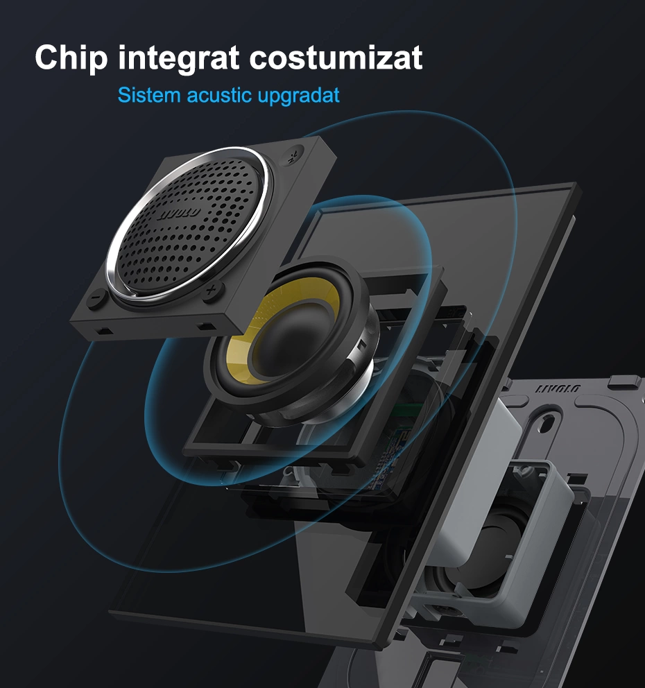 Modul difuzor Bluetooth, 2M, Gri, Livolo