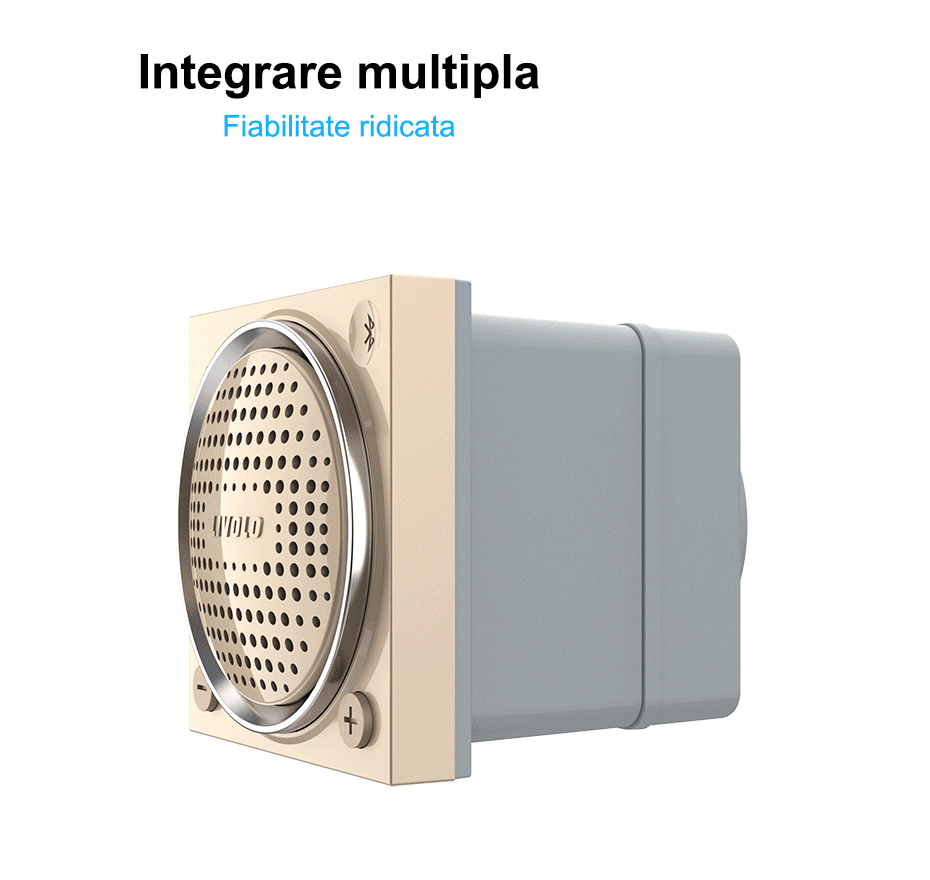 Modul difuzor Bluetooth, 2M, Gri, Livolo