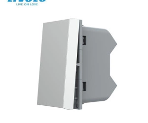 Modul Întrerupător mecanic simplu, cap scara, 1M, Gri, Livolo