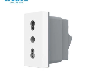 Modul priza simpla standard italian, 1M, Alb, Livolo