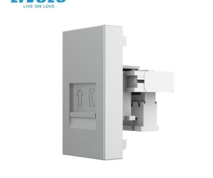 Modul priza telefon RJ11, 1M, Gri, Livolo