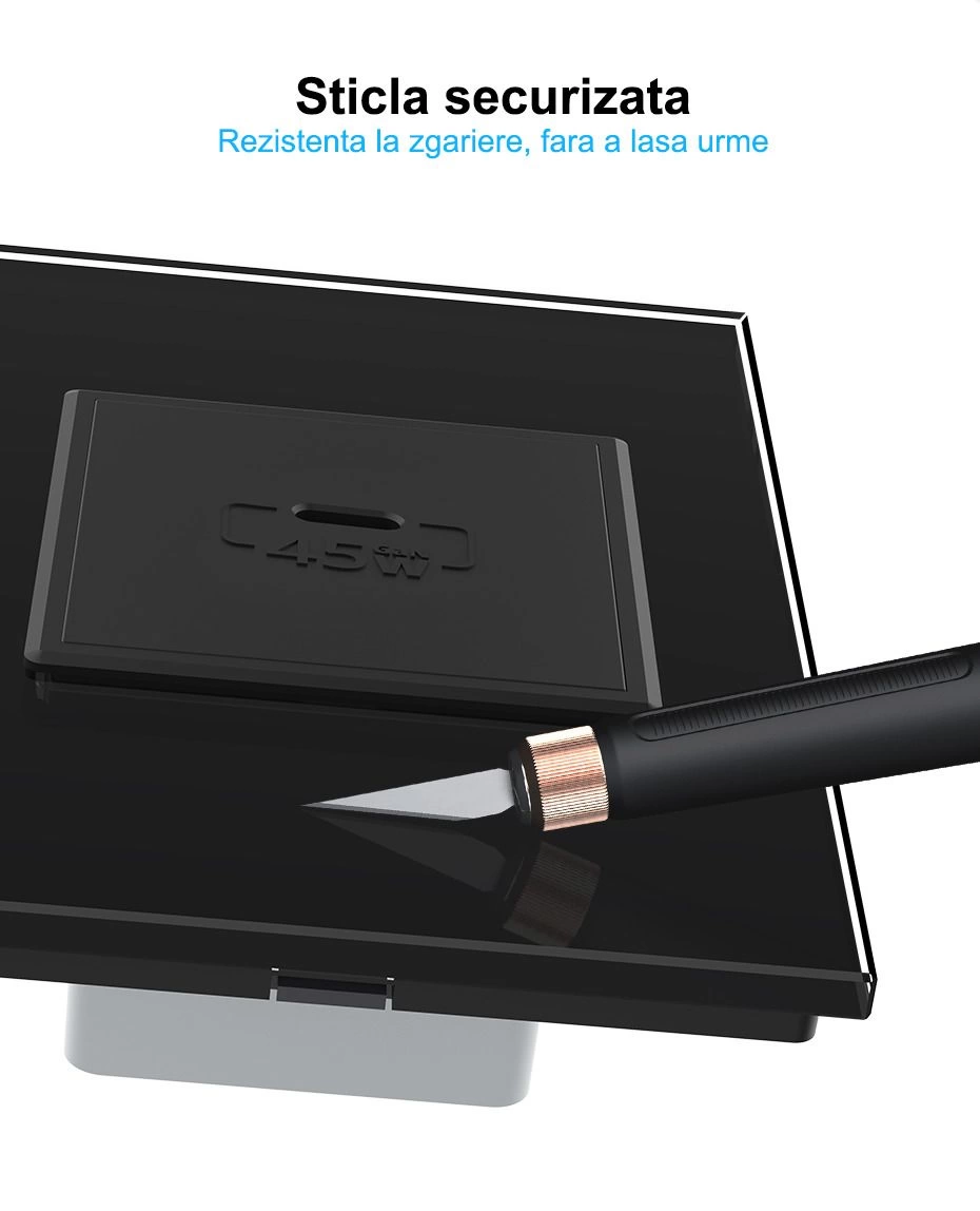 Modul priza simpla USB tip C, Alb, Livolo