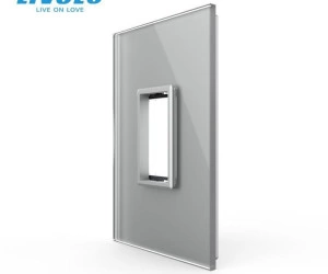 Rama de sticla, standard italian, 1M, Gri, Livolo