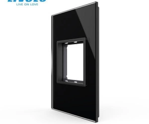 Rama de sticla, standard italian, 2M, Negru, Livolo