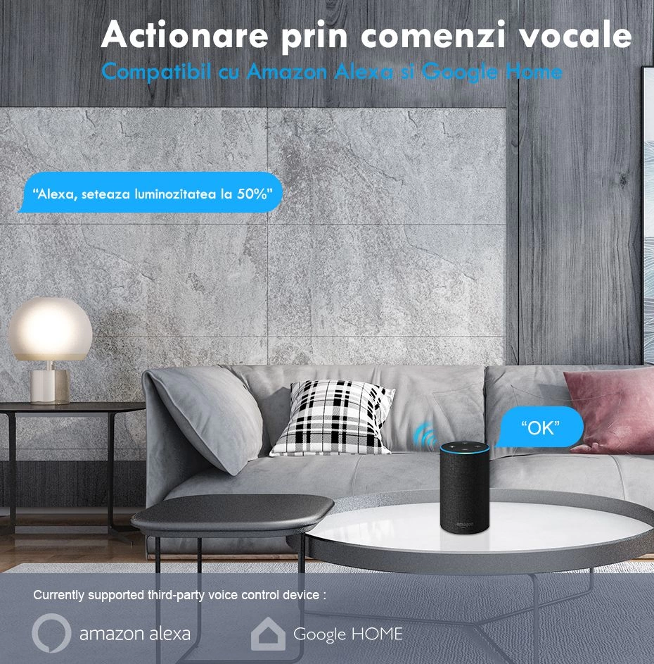 Bec inteligent WiFi, RGB, soclu E27, Livolo