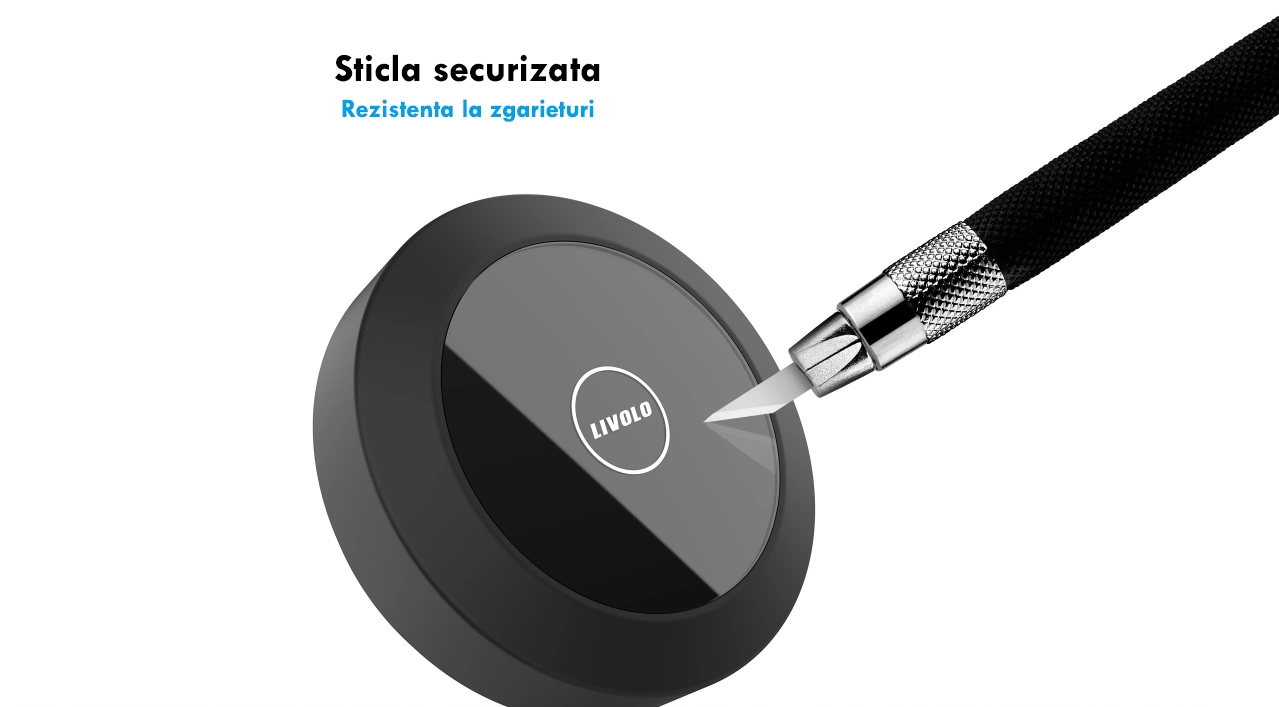 Buton inteligent cu autogenerare energie, ZigBee, Livolo