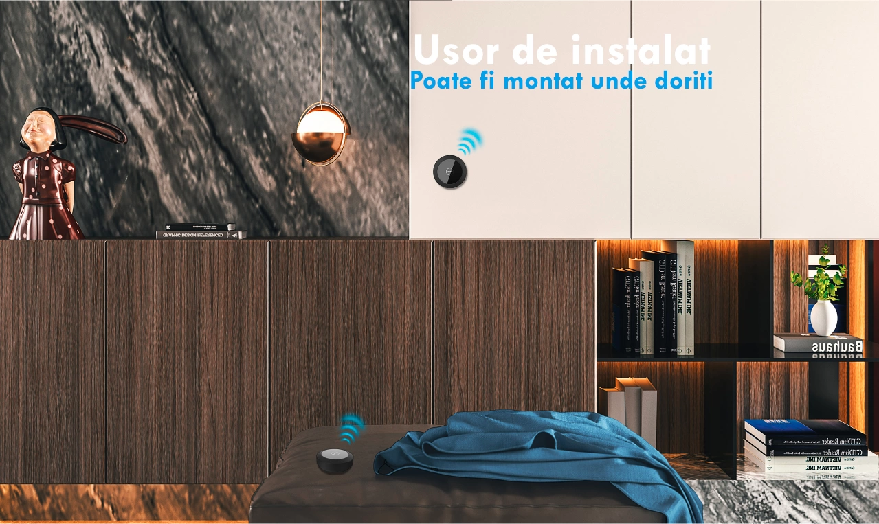 Buton inteligent cu autogenerare energie, ZigBee, Livolo