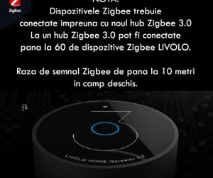 Buton inteligent cu autogenerare energie, ZigBee, Livolo